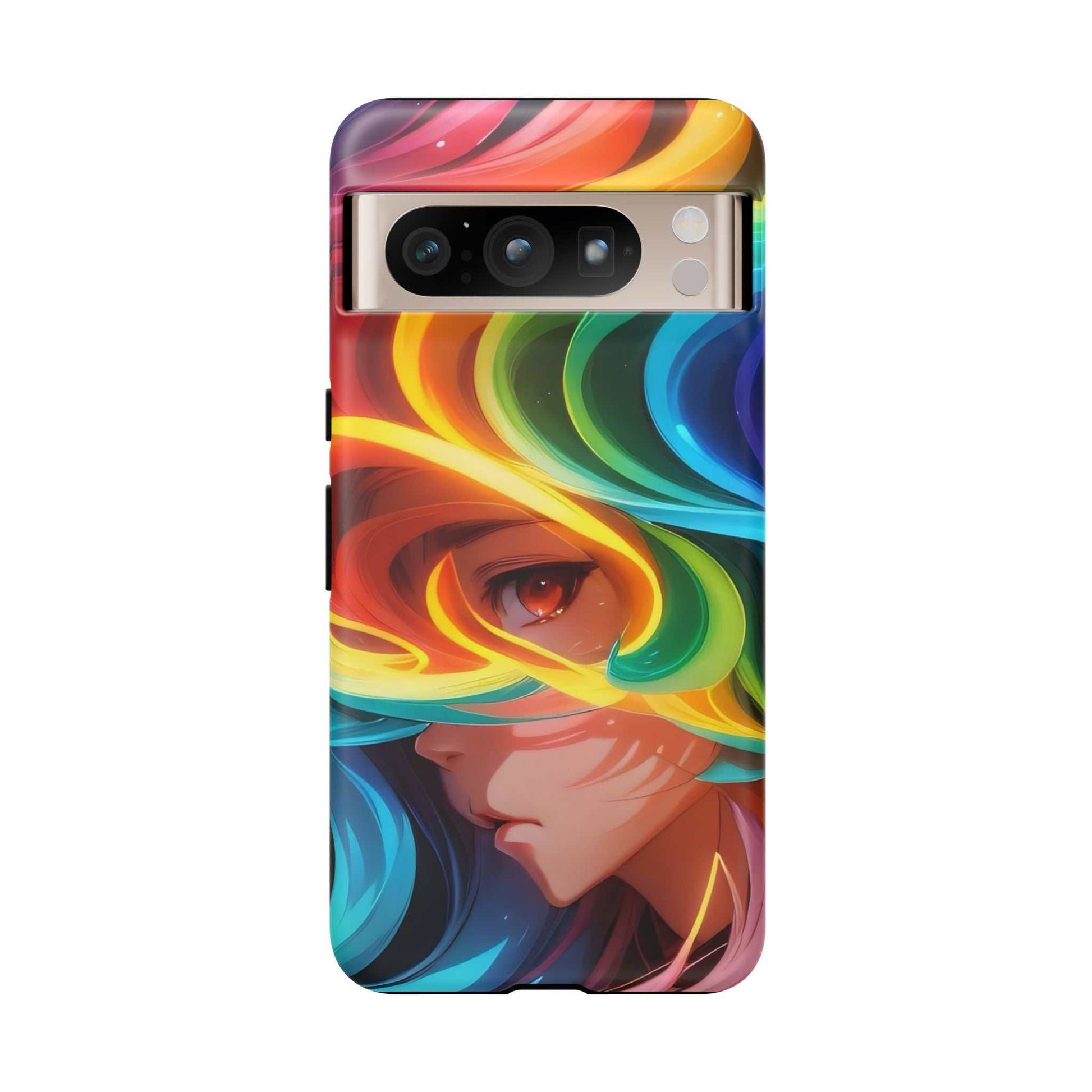 Bright Anime Google Pixel Phone Case designed by Littlebitz 