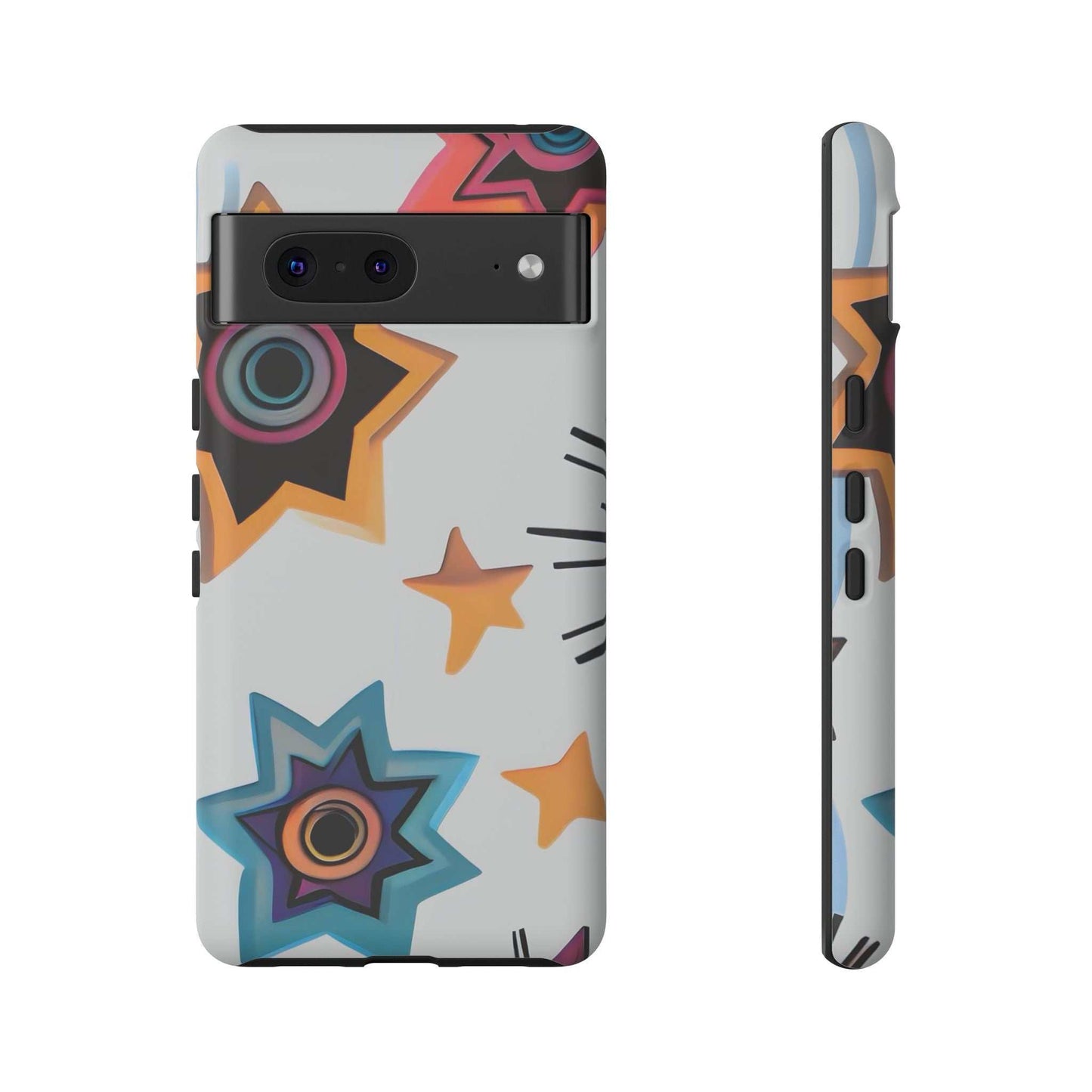 Vibrant Funky Google Pixel Phone Case desdigned by Littlebitz 