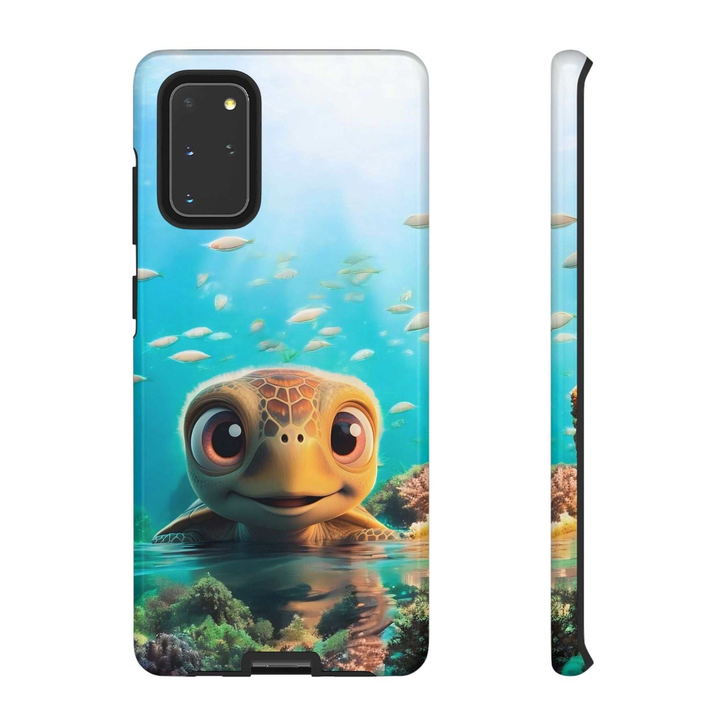 Cute Sea Turtle Samsung Phone Case designed by Littlebitz