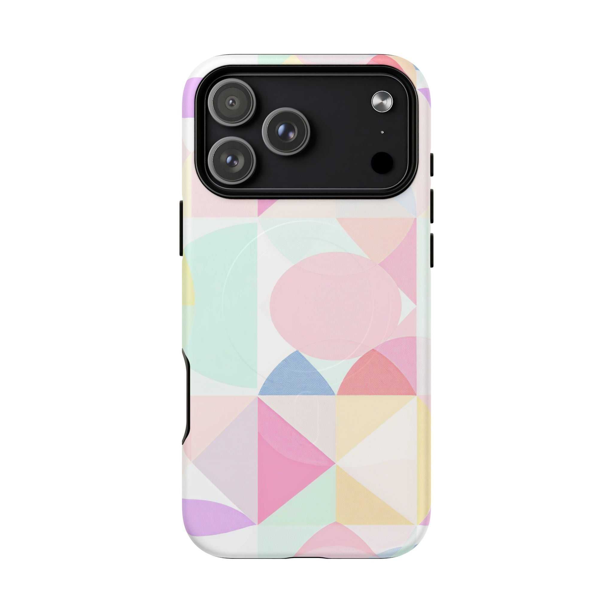 Pastel Geo Print iPhone Magsafe Phone Case