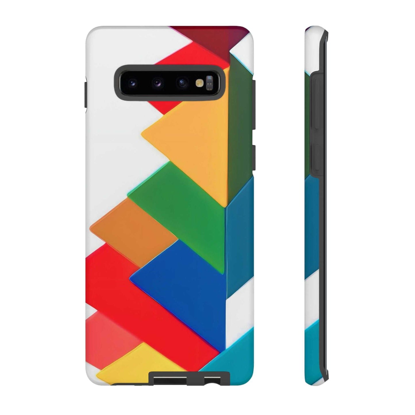 Colourful Print Samsung Phone Case Designed By Littlebitz 