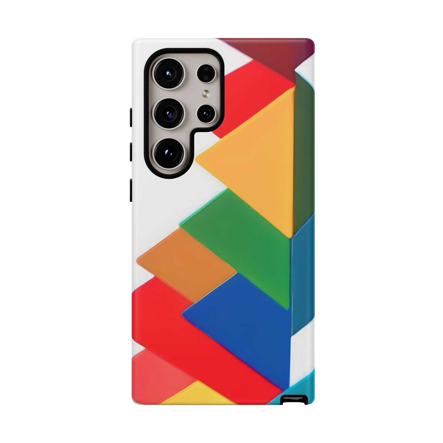 Colourful Print Samsung Phone Case Designed By Littlebitz 