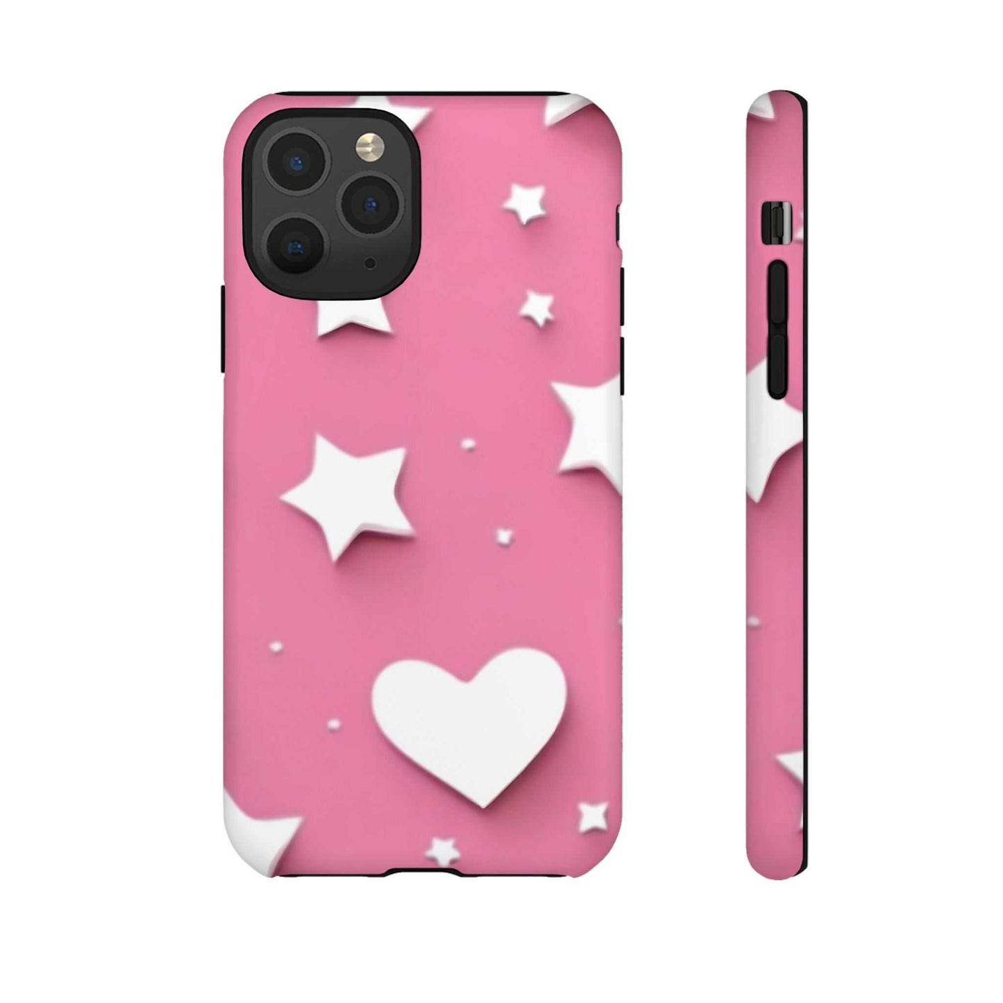 Hearts and Stars Phone Case Designed By Littlebitz 