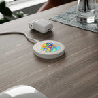 Geometric Pride Design Wireless Charging Pad