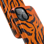 Orange Tiger Print iPhone Magsafe Phone Case