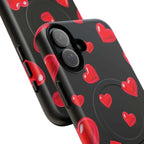 Black Hearts iPhone Magsafe Phone Case