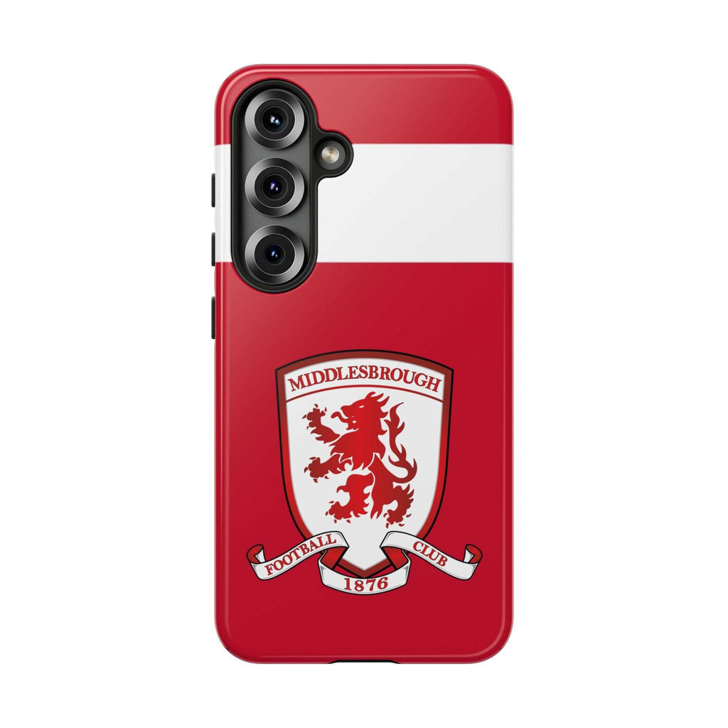 Middlesbrough Magnetic Samsung Case with red club colors and dual layer protection