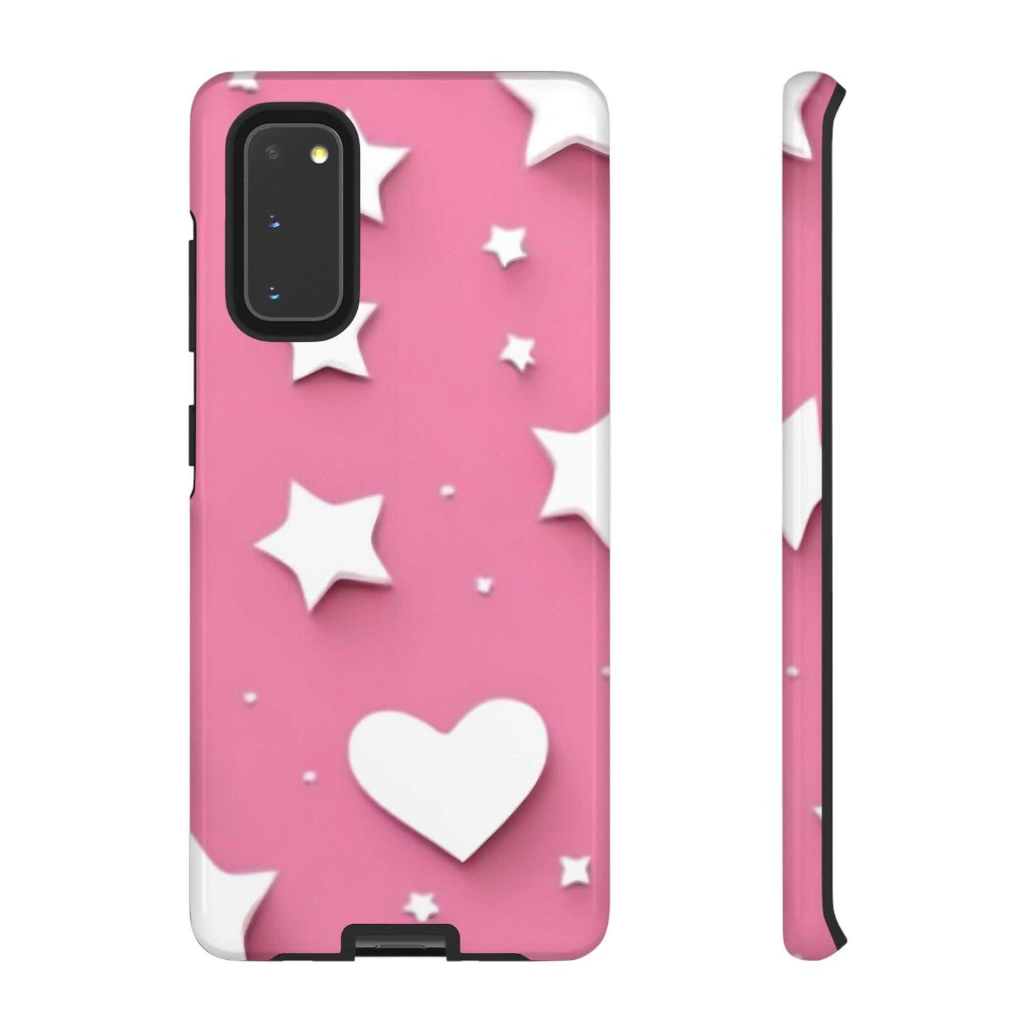 Hearts & Stars Samsung Phone Case Designed By Littlebitz 