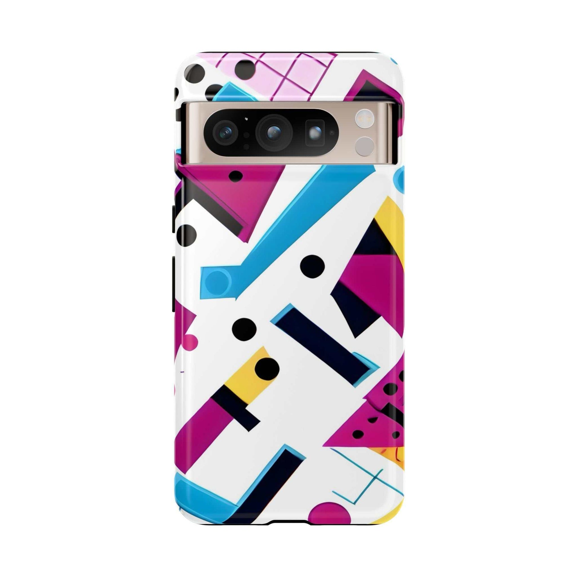 Bright Geometric google Pixel Phone Case Designed By Littlebitz 