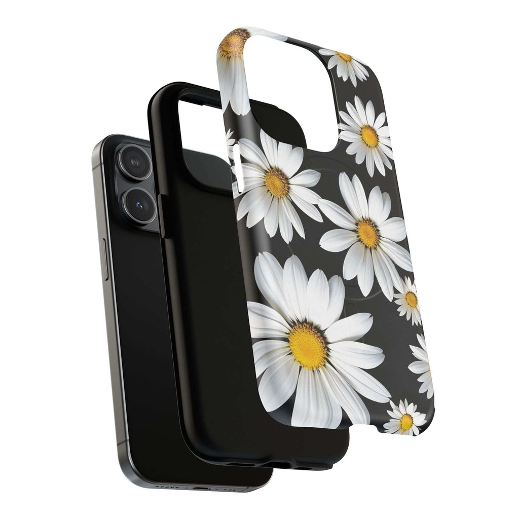 Black Daises iPhone Magsafe Phone Case