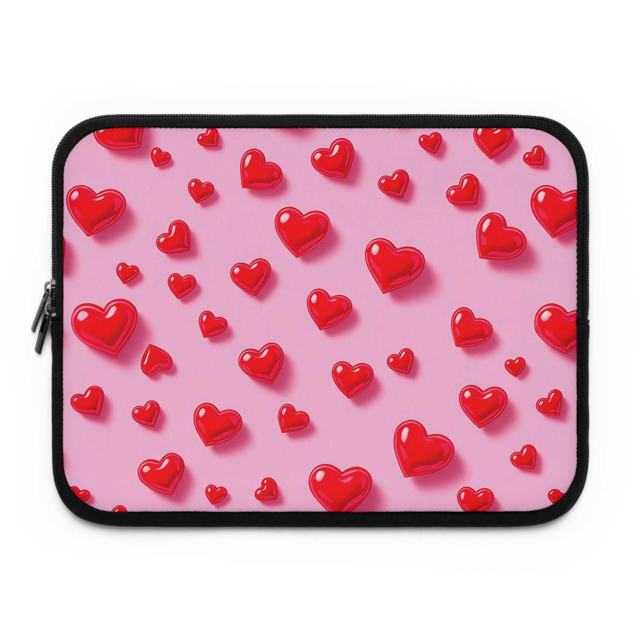 Pink Heart Laptop Sleeve