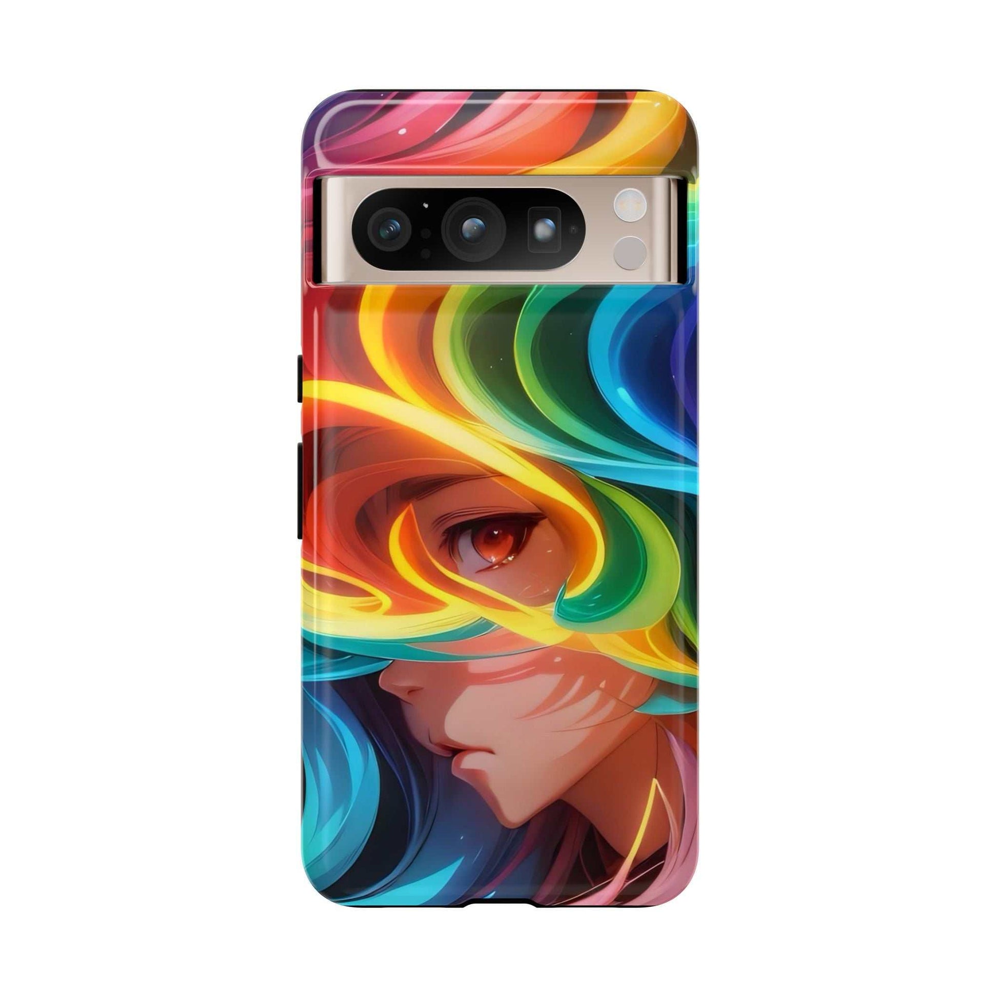 Bright Anime Google Pixel Phone Case designed by Littlebitz 