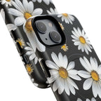 Black Daises iPhone Magsafe Phone Case