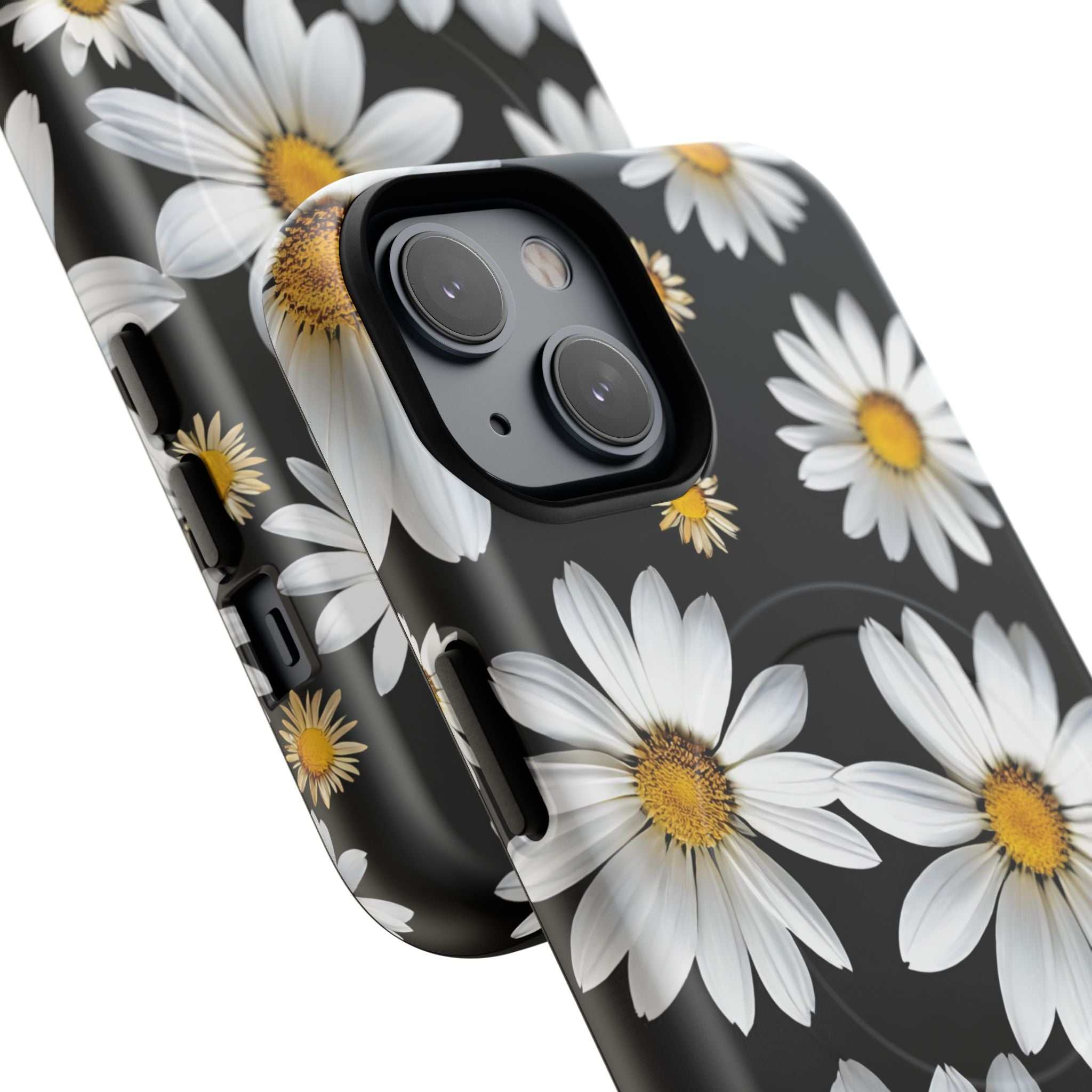 Black Daises iPhone Magsafe Phone Case