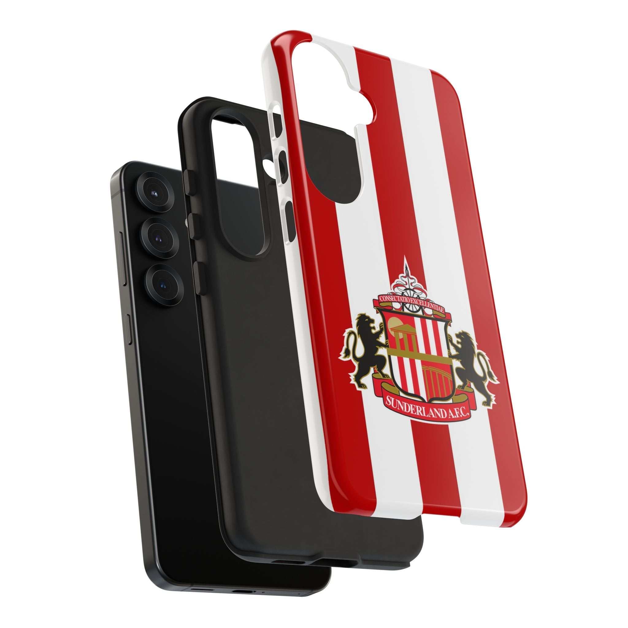 Sunderland FC Magnetic Samsung phone case with red and white colors and official-inspired crest