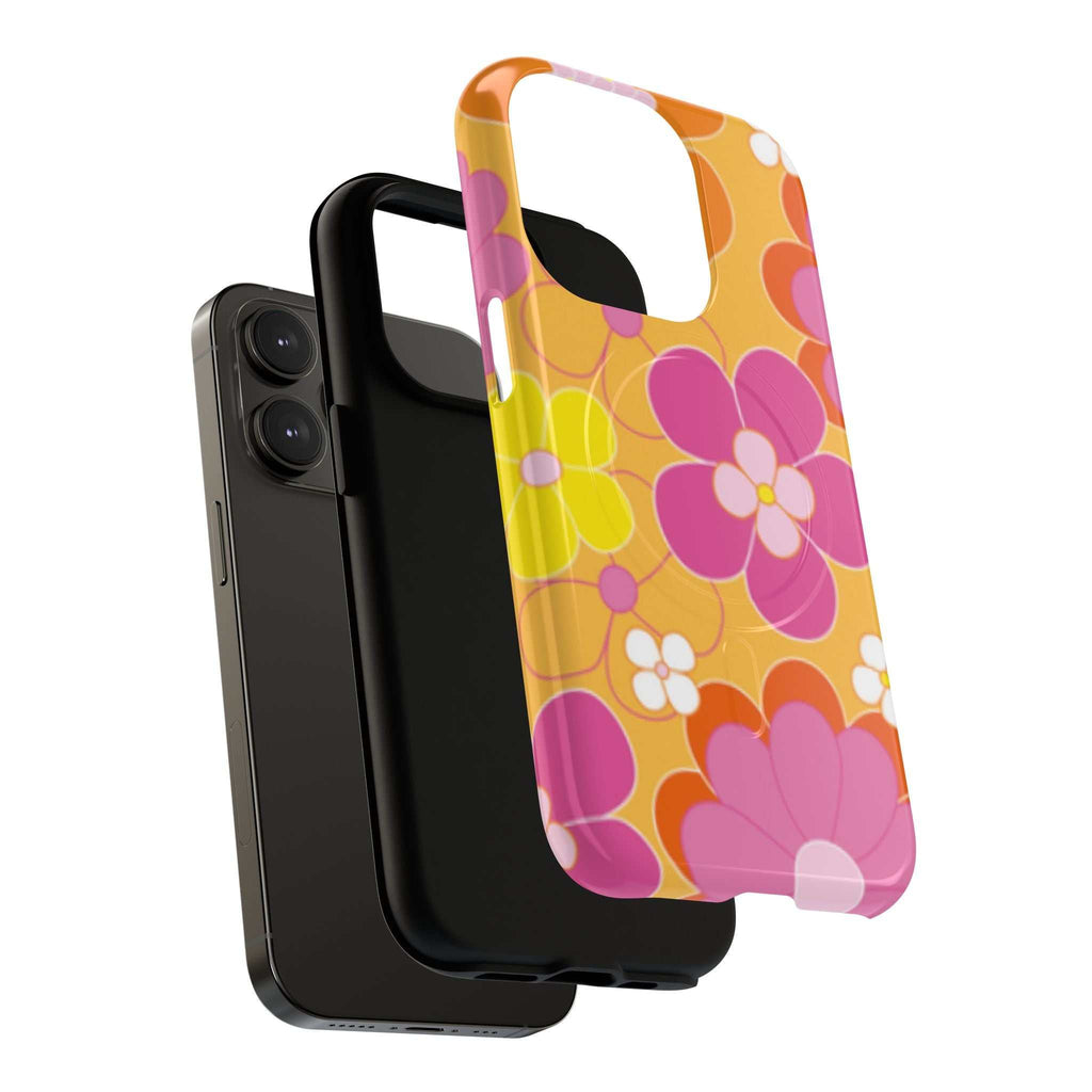 Retro Floral iPhone Magsafe Phone Case