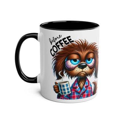 Fun Sarcastic Coffee Mug with a glossy finish, featuring humorous design, perfect for adding humor to your morning routine.