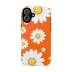 Orange Daisy Design iPhone Magsafe Phone Case