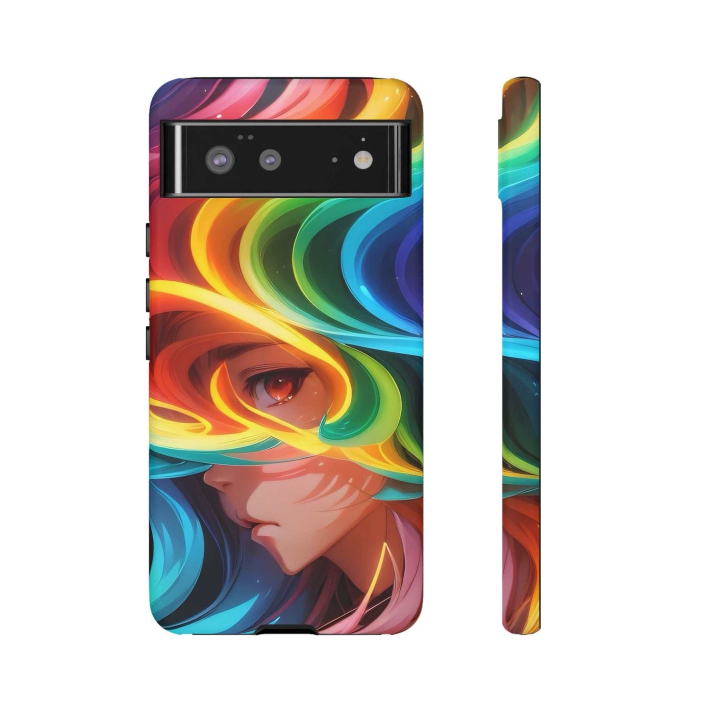 Bright Anime Google Pixel Phone Case designed by Littlebitz 