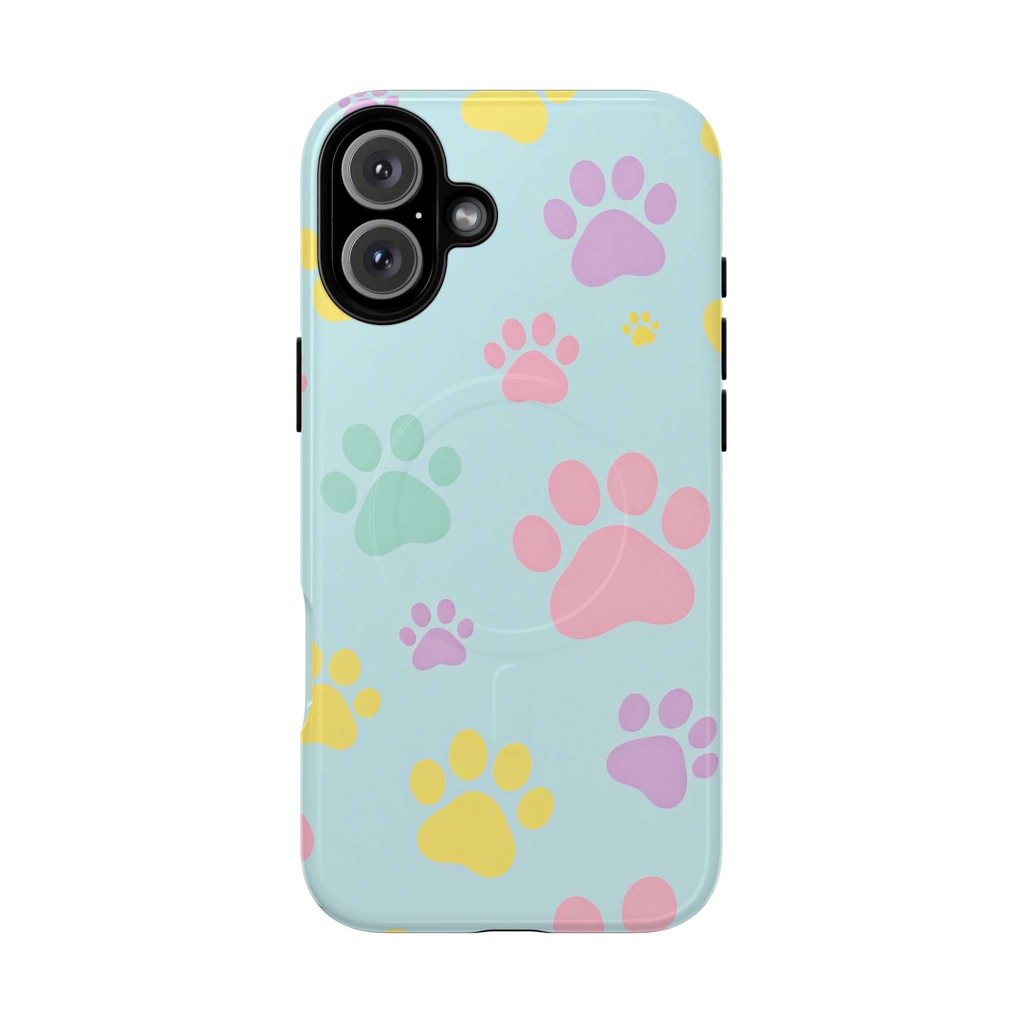 Pastel Doggy Paw iPhone Magsafe Phone Case