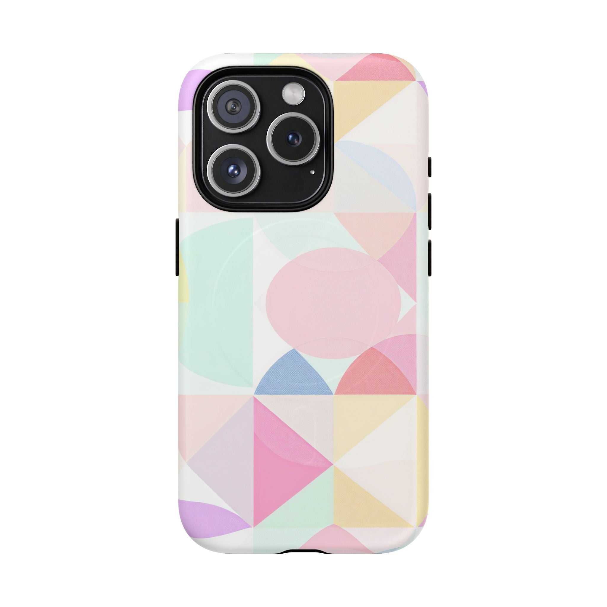 Pastel Geo Print iPhone Magsafe Phone Case