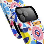 Bright Geo Print iPhone Magsafe Phone Case