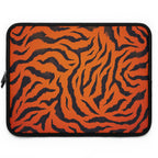 Orange Tiger Print Laptop Sleeve