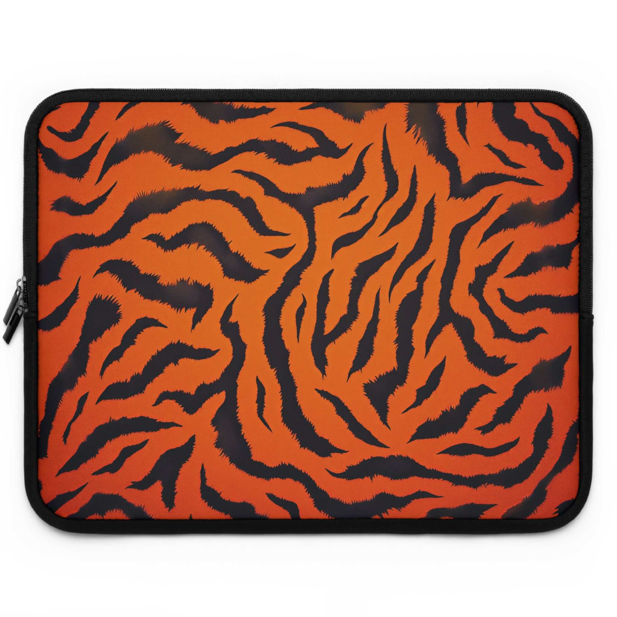 Orange Tiger Print Laptop Sleeve
