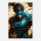 Nightwing Wall Canvas with bold design and vivid colors, available in multiple sizes, featuring durable wood stretcher bars.