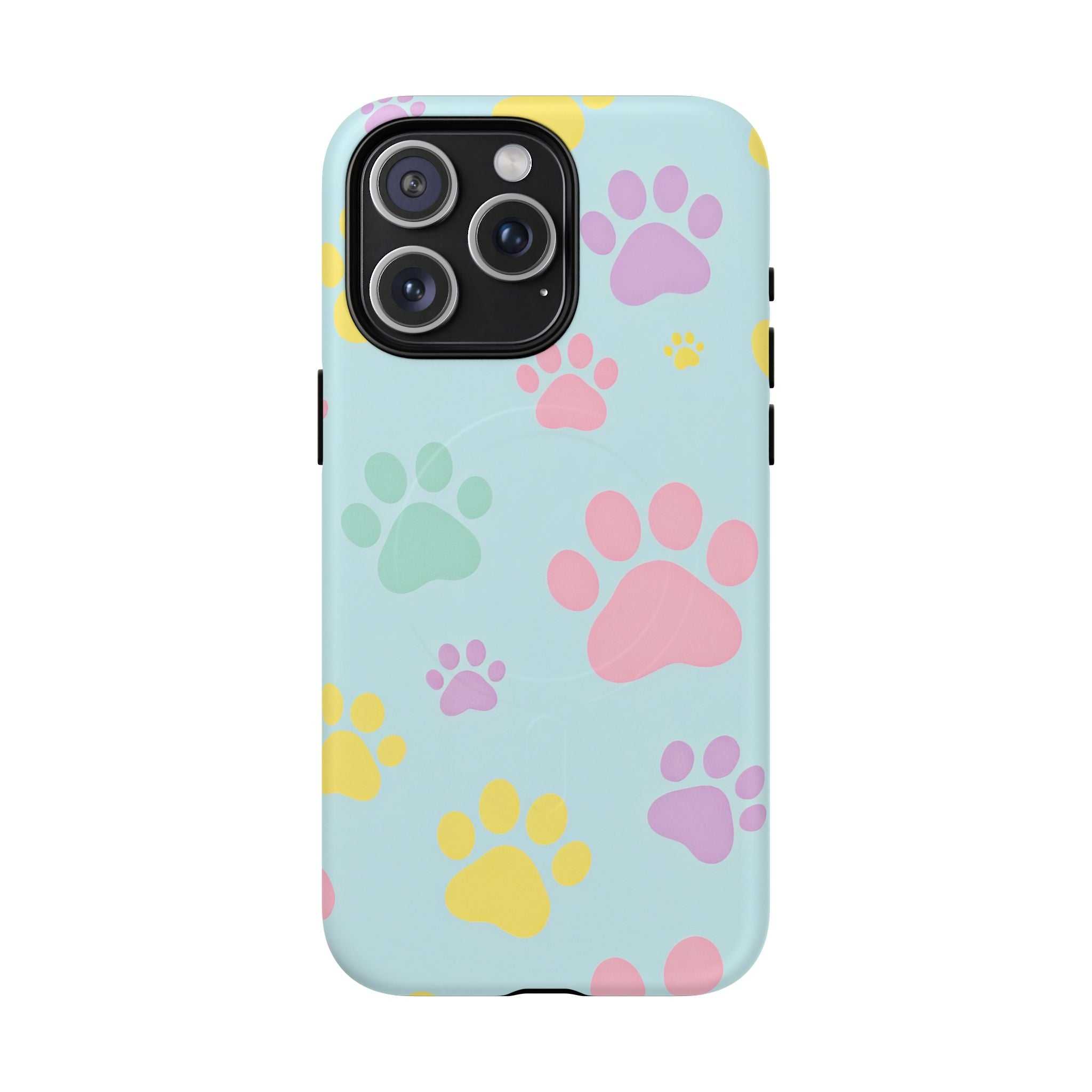 Pastel Doggy Paw iPhone Magsafe Phone Case