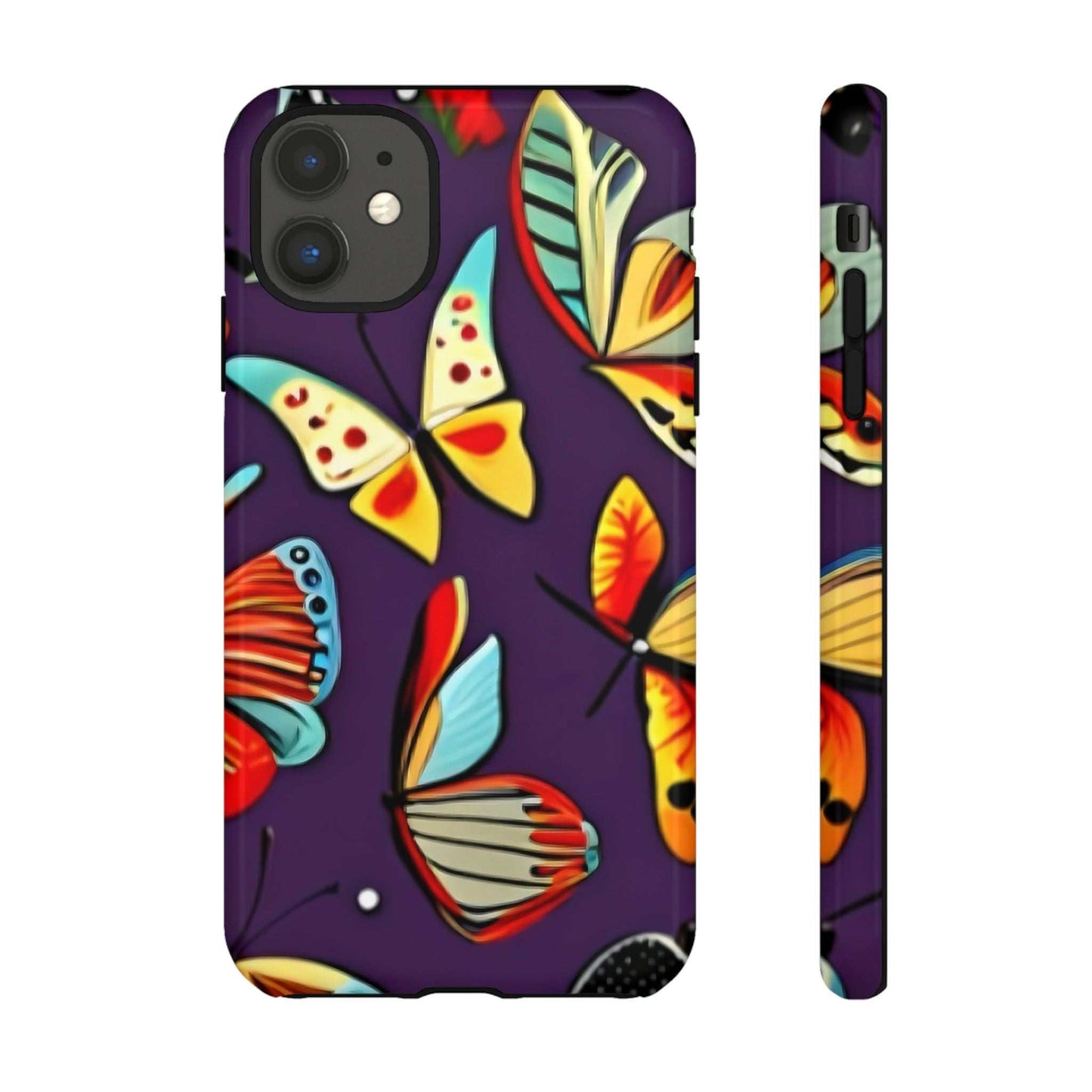 Bright Vibrant Butterfly Phone Case Designed By Littlebitz 