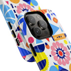 Bright Geo Print iPhone Magsafe Phone Case