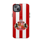 Sunderland FC MagSafe iPhone case with red and white colors and official-inspired crest