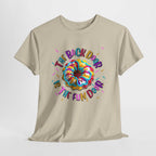 The Back Door is the Fun Door T-Shirt with bold, cheeky design and soft 100% cotton fabric