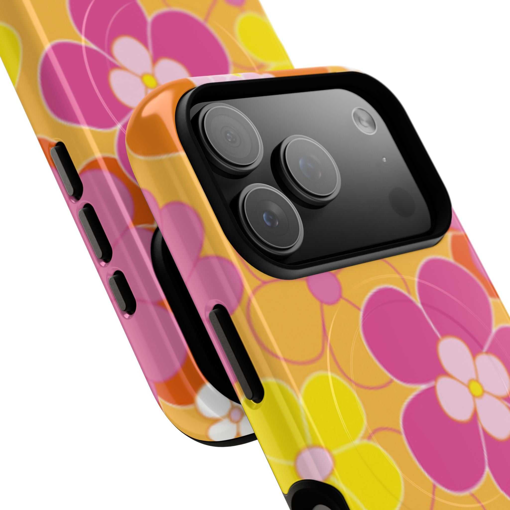 Retro Floral iPhone Magsafe Phone Case