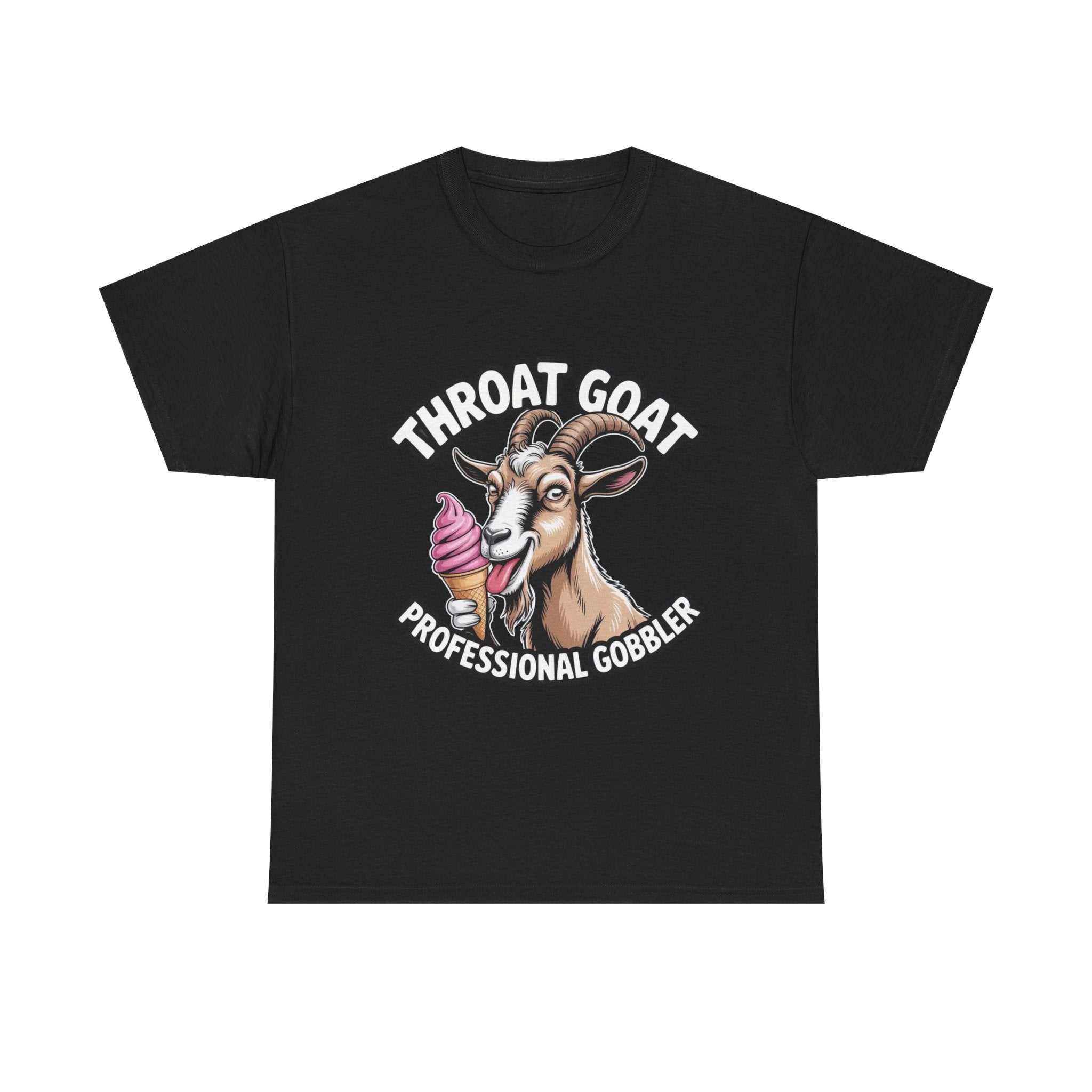 Throat Goat T-Shirt with bold graphic and comfortable 100% cotton fabric