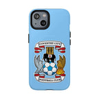 Coventry City Magsafe iPhone case in sky blue with club crest and dual layer protection