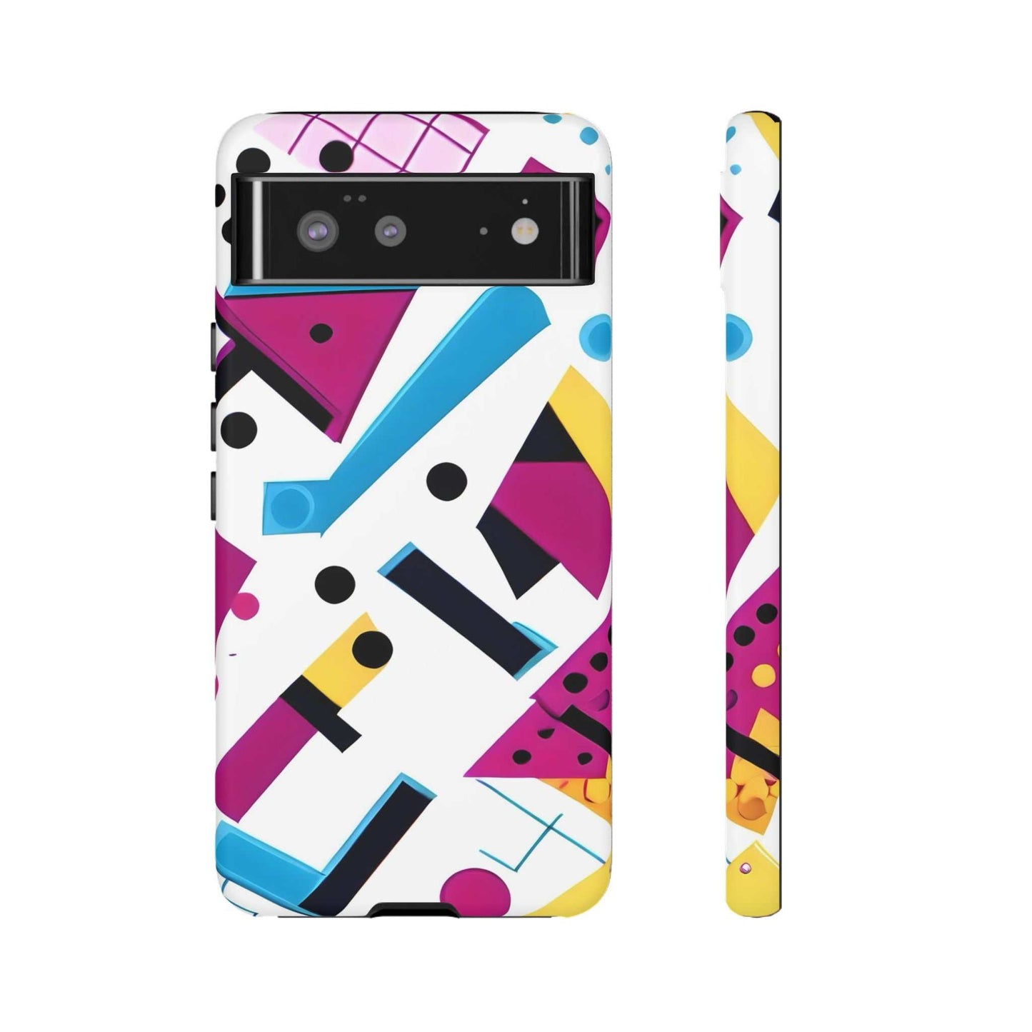 Bright Geometric google Pixel Phone Case Designed By Littlebitz 