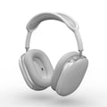 Silver Apple AirPods Max case in vibrant protective cover protecting headphones from scratches