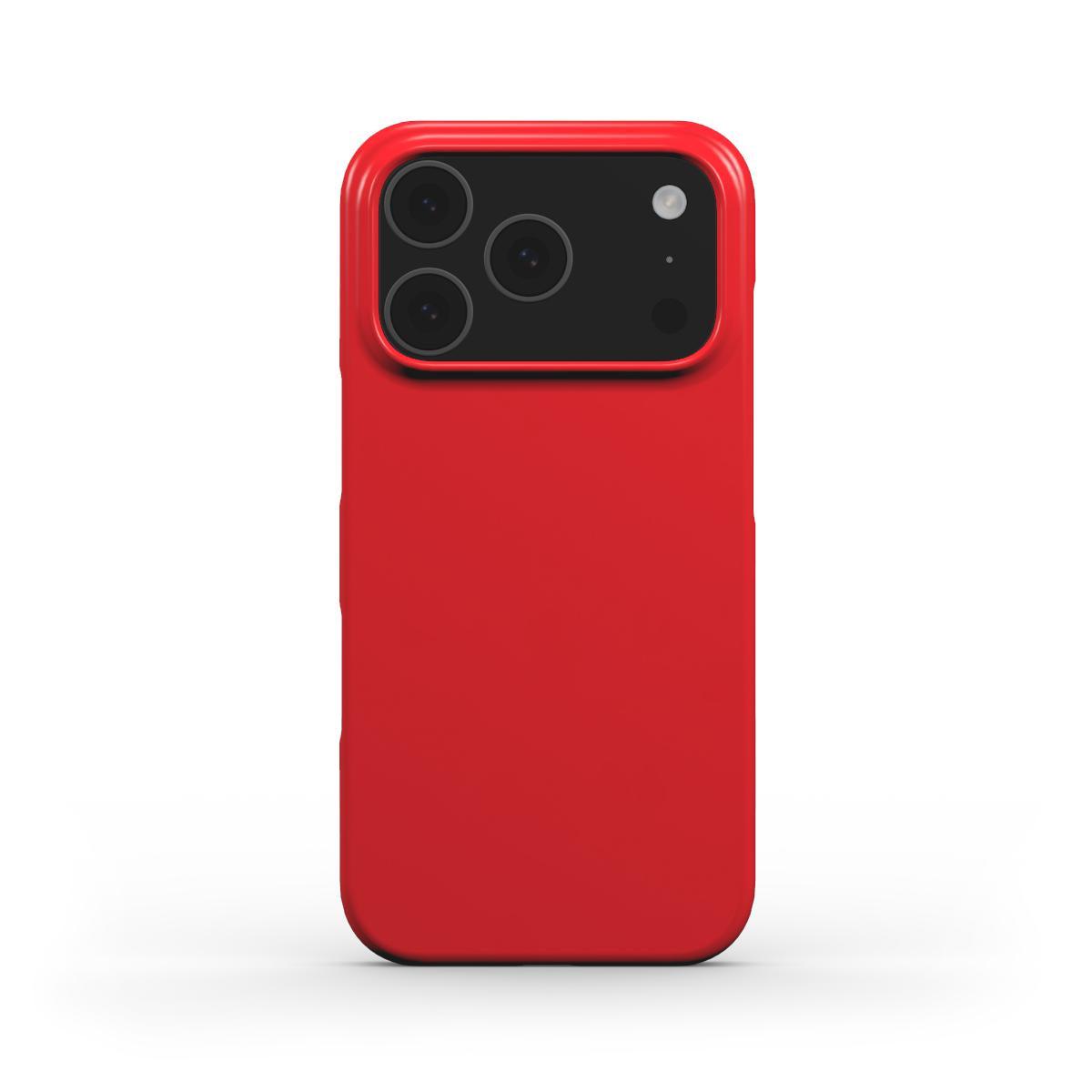 Red Slim iPhone Case
