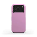 Dusky pink slim iPhone case with glossy finish, lightweight design, and snug fit for scratch and drop protection