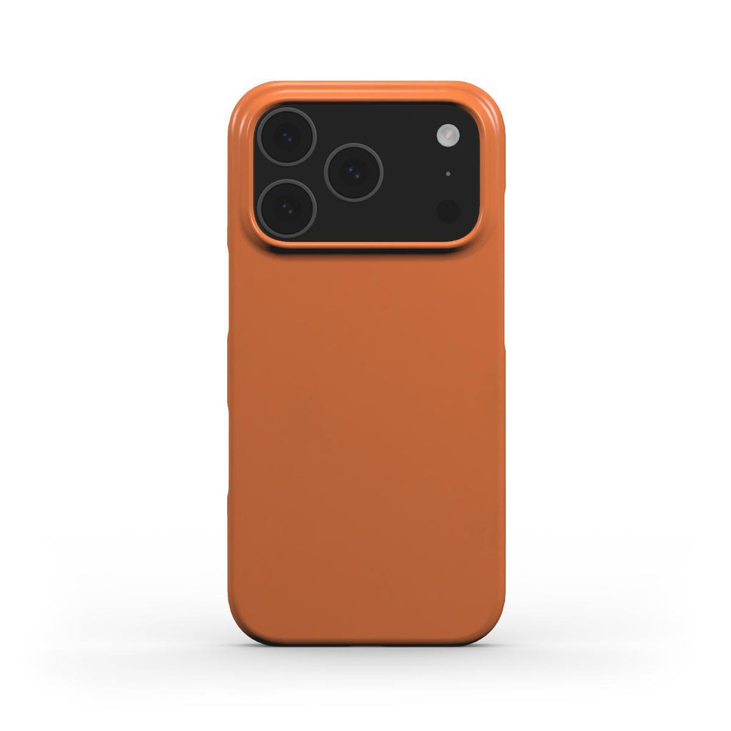 Bold Orange Slim iPhone Case