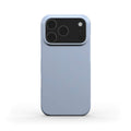 Misty Blue Slim iPhone Case with glossy finish, ultra-slim design, and reliable scratch protection