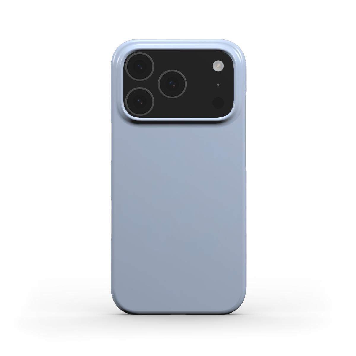 Misty Blue Slim iPhone Case