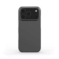Gunmetal Grey slim iPhone case with glossy finish and lightweight minimalist design
