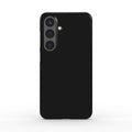 Black Samsung slim phone case with glossy finish and ultra-slim design