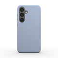 Misty Blue Samsung Dual Layer Phone Case with shock-absorbing TPU liner and glossy finish for ultimate phone protection