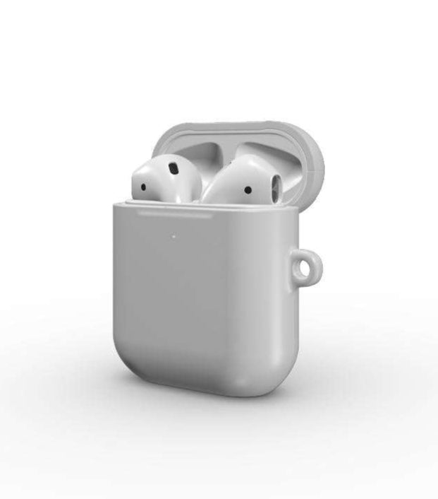 Silver Apple AirPods/Pro Protective Case