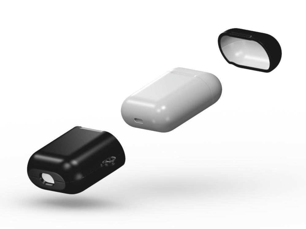 Black Apple AirPods/Pro Protective Case