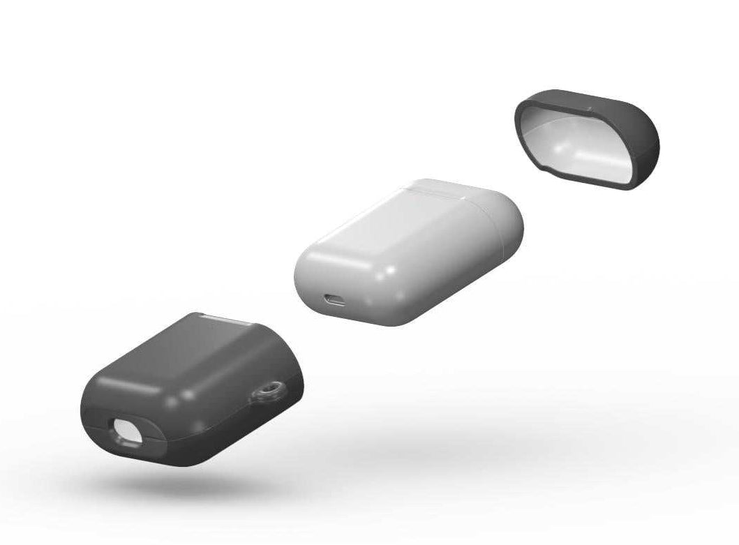 Gunmetal Grey Apple AirPods/Pro Protective Case